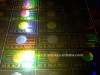 security customized holographic labels