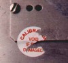 security label with Breakable and Destructible vinyl label