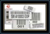 self-adhesive sticker or barcode sticker