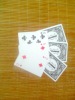 selling high quality paper playing cards . promotion playing cards .  printing customer logo on the each cards