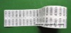 serial number Adhesive Label