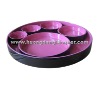 set of 6 round trays