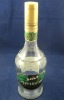 shaped liquor glass bottle with cap