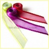 sheer organza ribbon with satin edge