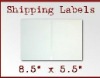 shipping label 8.5"*5.5"