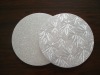 silver foil cake round