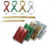 single PET  twist ties/MATELLIC TWIST TIES