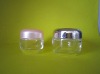 skin care cream glass jar with cap