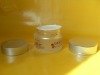 skin cream glass cosmetic jar