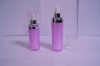 slanted acrylic lotion bottle