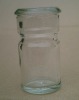 small glass bottle