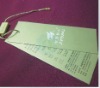 small order elastic hang tag