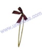 small polyester butterfly bow with an elastic string ring for decorating soap bars