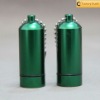 small portable metal aluminum bottle