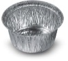 small round 100ml bakery aluminium foil container