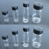 small screw cap glass vials