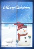 snowman greeting card