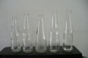 soft drink clear bottles , glass bottles