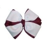 solid color handmade simple design baby hair bow