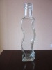 spray finishing glass bottle