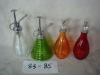 sprayed color glass perfume bottles