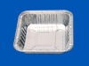 square aluminum foil container