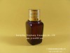 square amber essential oil glass bottle