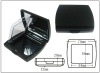 square cosmetic powder case