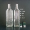 square design glass bottles for drinks