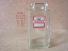 square glass bottle