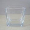 square glass candle jar