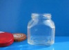 square glass jar 300ml