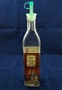 square glass packaging bottle, oil glass bottle