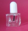 square nail polish glass bottle