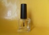 square nail polish glass bottle