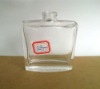 square shape glass perfume bottle