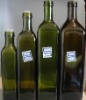 square type glass olive bottles with metal caps