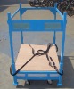 stackable steel pallet with wheel