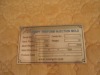 stainless steel nameplate