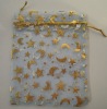 star organza bag