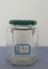 strawberry jam glass jar