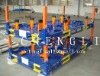 strong loading high stability steel pallet/rack for auto motor engine