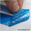 tamper evident label material