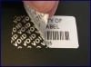 tamper evident security bar code labels