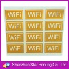 telecom WiFi adhesive label/sticker for laptop or cellphone