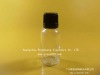 transparent Essential oil  bottle with black cap