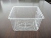 transparent PET food tray