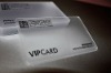 transparent PVC business card