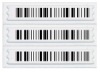 transparent barcode sticker