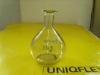 transparent chemical bottle